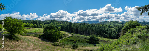 panorama de la campagne auvergnate