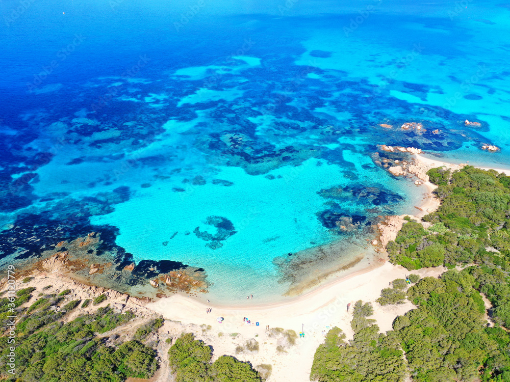 Fototapeta premium Capriccioli Strand Sardinien