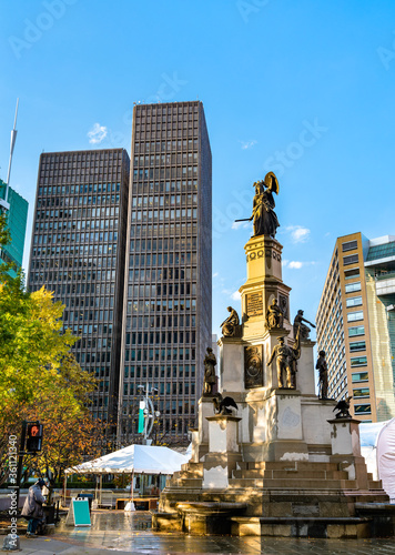 Obraz na plátně Soldiers and Sailors Monument, a Civil War memorial in Detroit - Michigan, Unite