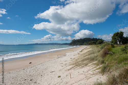 Fototapeta Naklejka Na Ścianę i Meble -  Coromandel Beach at New Zealand / Coromandel Strand in Neuseeland