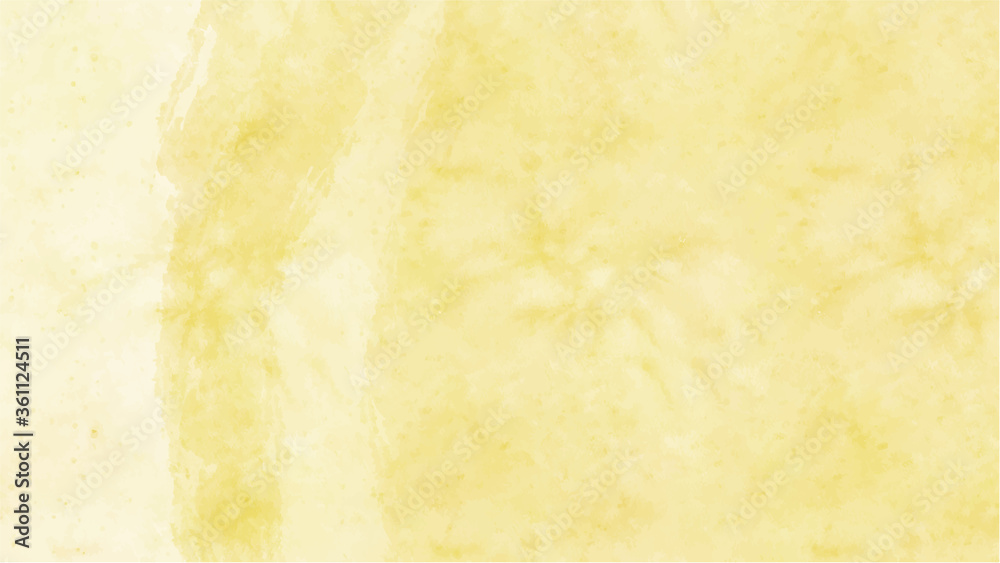 Yellow watercolor background for textures backgrounds and web banners design