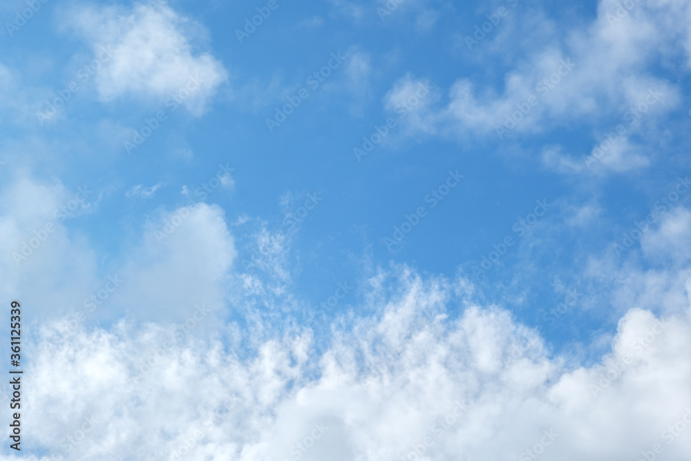 Blue sky background with clouds during moring sunrise. Blue sky background with clouds during moring sunrise.