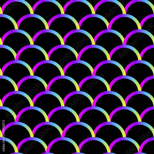 Mermaid sweet seamless pattern for textile, print. Fish scales background for wrapping paper