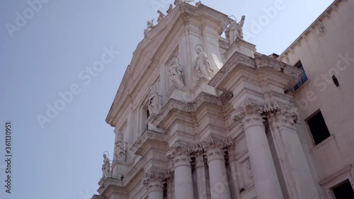 Wallpaper Mural Venice Italy. View of a old white church shooting whit stabilizer Torontodigital.ca