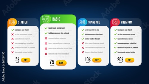 People communication, Opinion and Friends chat line icons set. Pricing table, subscription plan. Hold heart sign. People talking, Choose answer, Friendship. People set. Vector