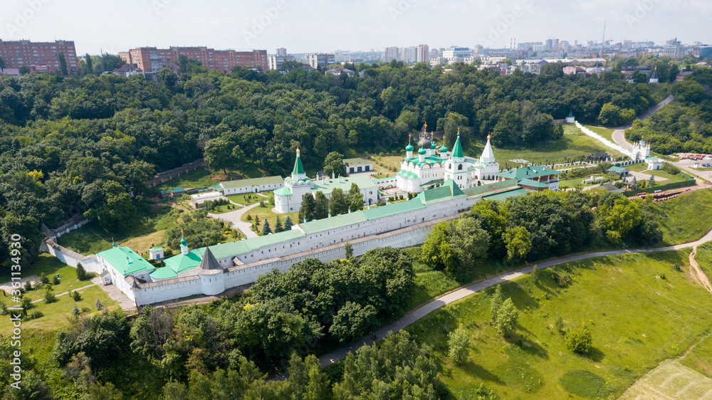 view of the ascension Pechersk monastery in Nizhny Novgorod
