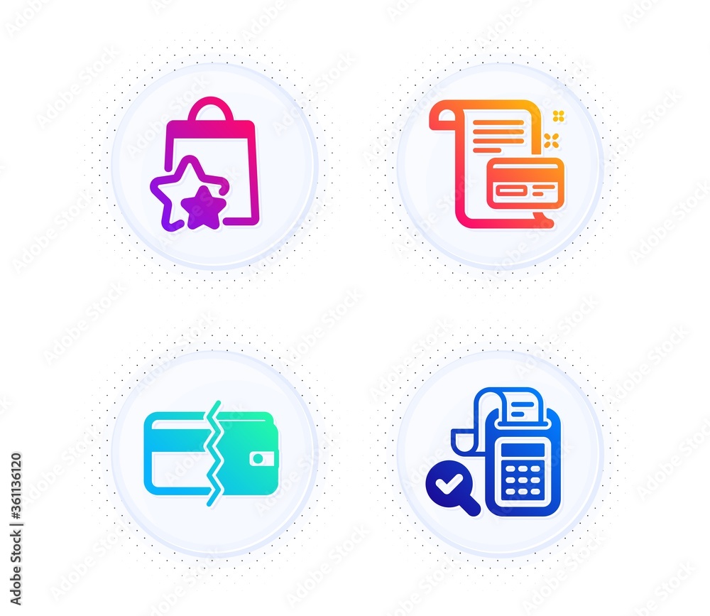 Payment card, Payment methods and Loyalty points icons simple set. Button with halftone dots. Bill accounting sign. Agreement conditions, Wallet cash, Bonus bags. Audit report. Finance set. Vector Payment card, Payment methods and Loyalty points icons simple set. Button with halftone dots. Bill accounting sign. Agreement conditions, Wallet cash, Bonus bags. Audit report. Finance set. Vector
