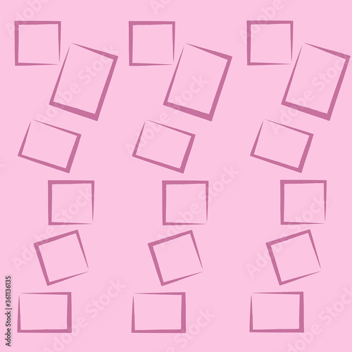 seamless background with pink squares © Pratima