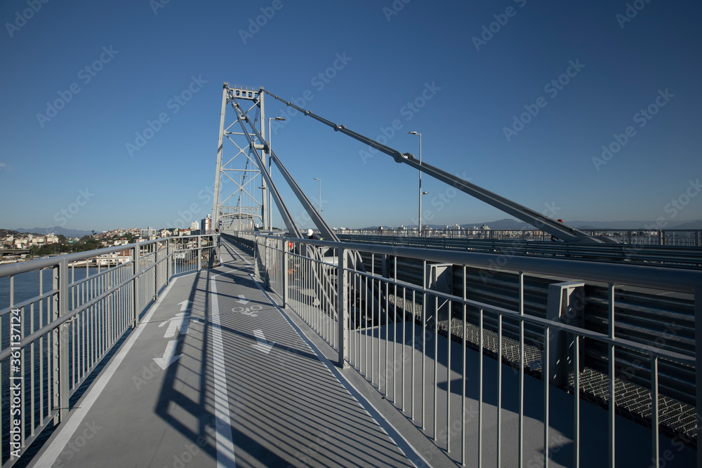 Hercilio Luz bridge, Florianopolis, Santa Catarina, Brazil Hercilio Luz bridge, Florianopolis, Santa Catarina, Brazil