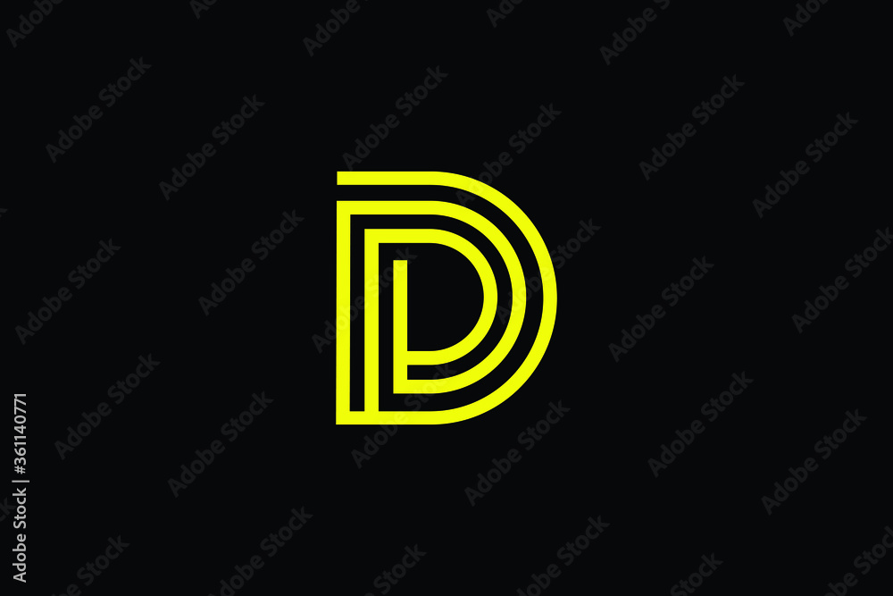 Professional Innovative Initial Dp Logo And Pd Logo Letter Dp Pd Minimal Elegant Monogram Premium Business Artistic Alphabet Symbol And Sign Stock Vector Adobe Stock