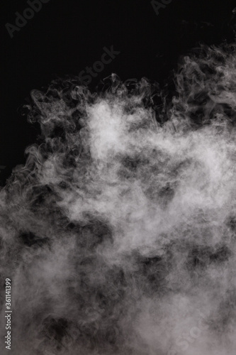 Smokey black background