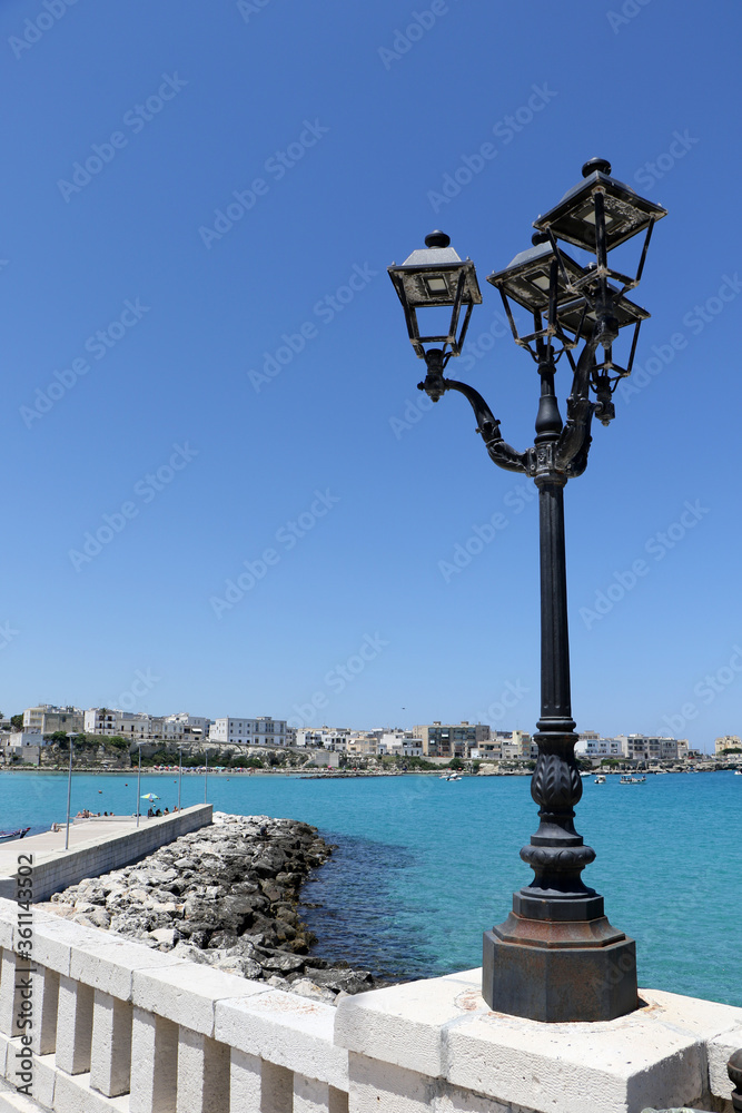 The seafront of the heroes of Otranto, Salento, Puglia, Italy