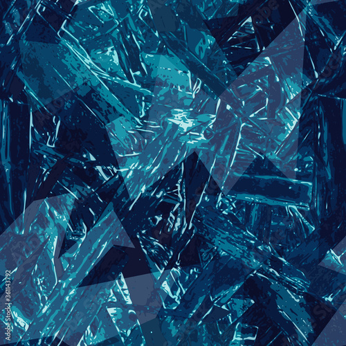 Ice grunge seamless texture.
