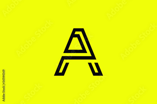 Professional Innovative Initial AP logo and PA logo. Letter AP PA Minimal elegant Monogram. Premium Business Artistic Alphabet symbol and sign 
