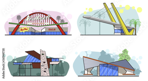 Mid Century Modern Architecture Googie Style Buildings