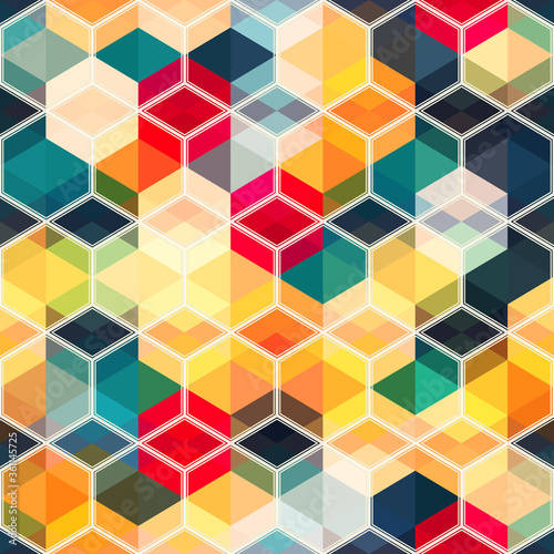Abstract mosaic seamless pattern.