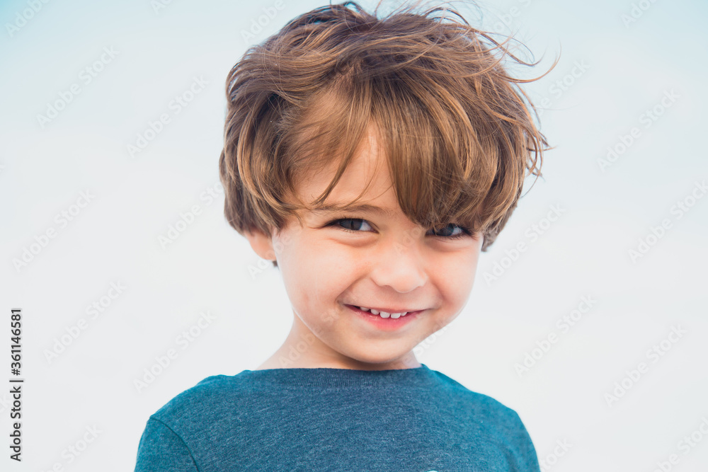 portrait of a cute child smiling portrait of a cute child smiling