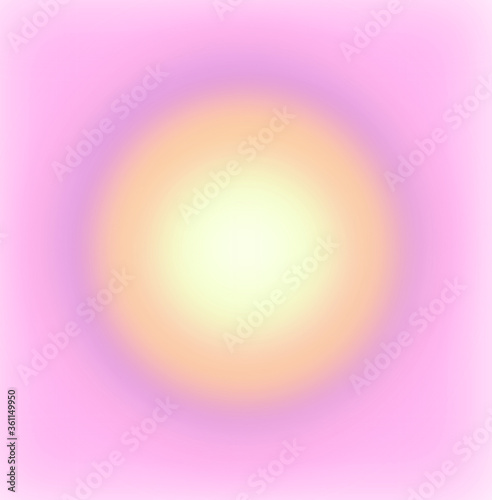 illustration abstract circles of pastel colors