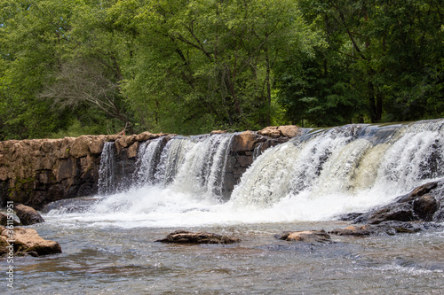 waterfall in the mountains