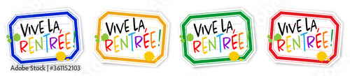 Vive la rentrée !