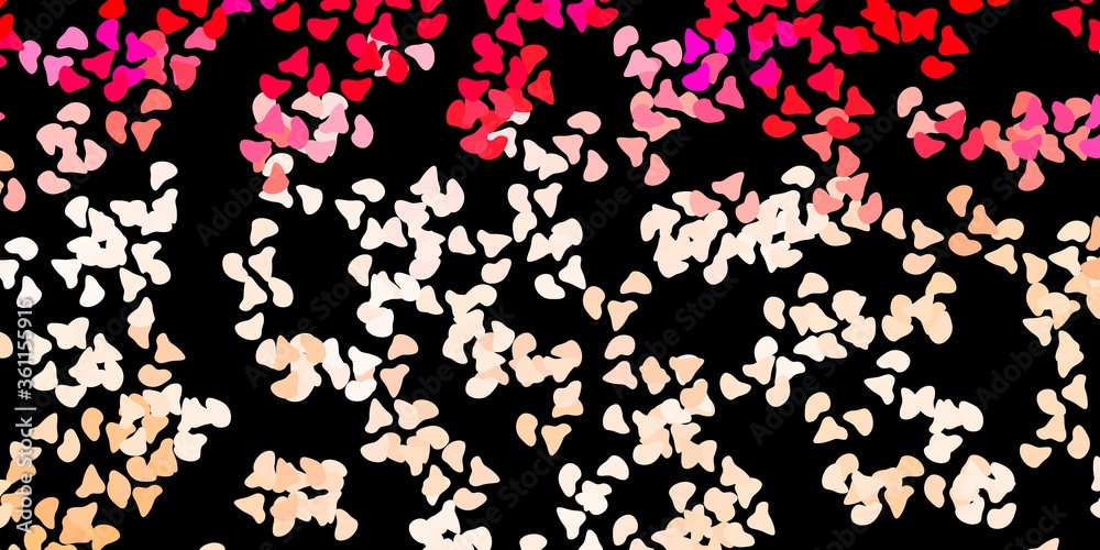 Dark red vector texture with memphis shapes. Dark red vector texture with memphis shapes.