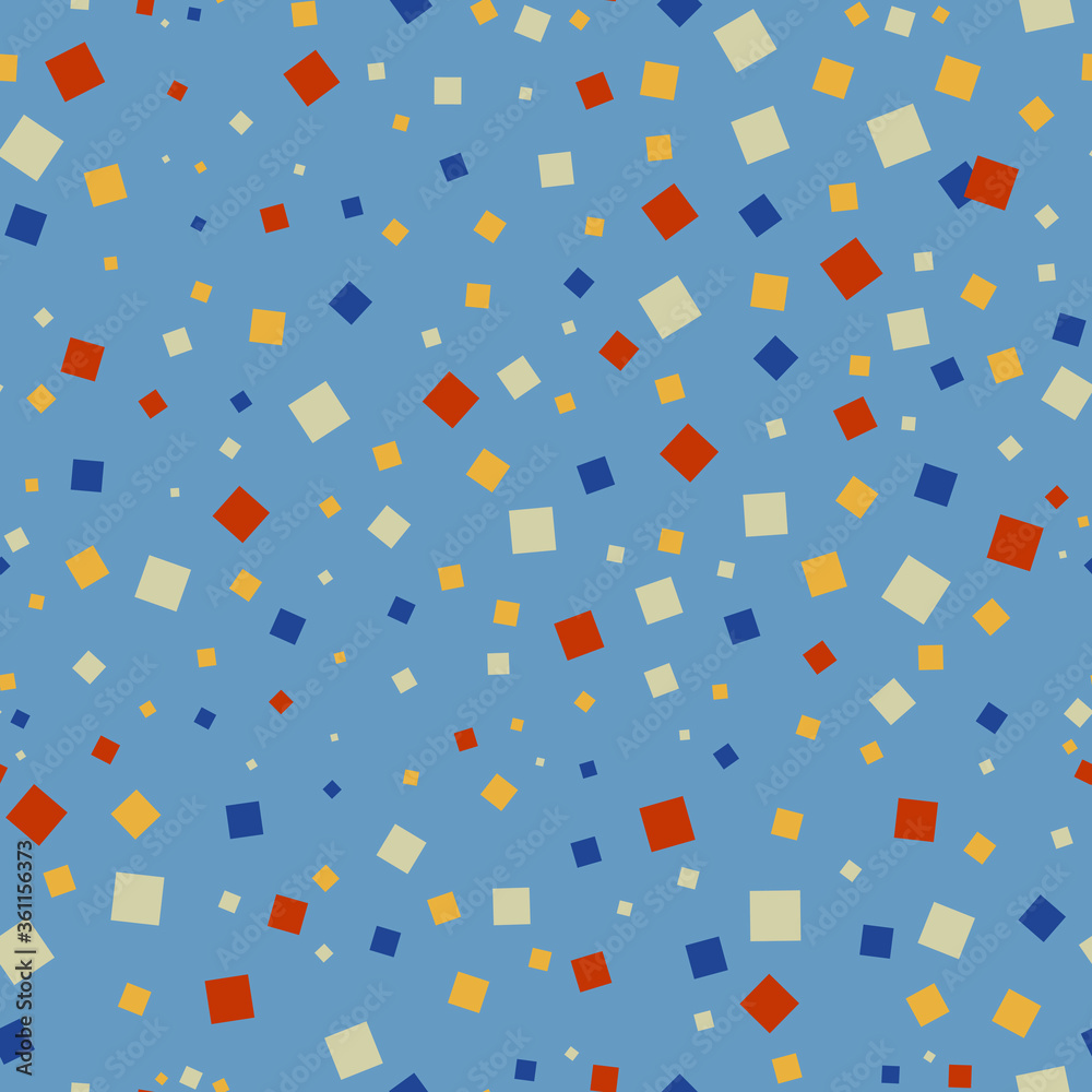 Seamless pattern with colorful squares Seamless pattern with colorful squares