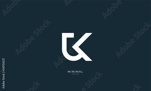Alphabet letter icon logo UK