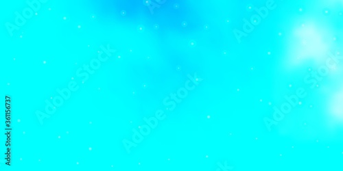 Light BLUE vector pattern with abstract stars. Colorful illustration in abstract style with gradient stars. Pattern for websites, landing pages.