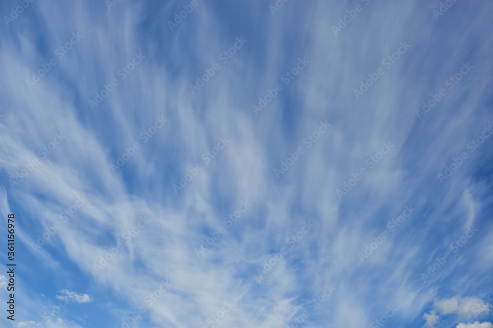 Blue sky background with clouds