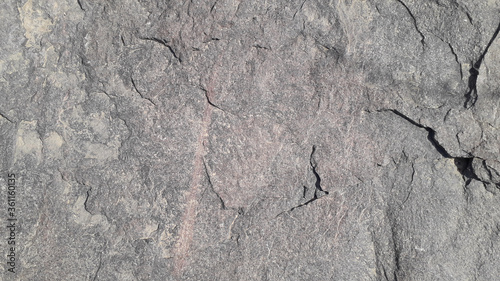 closeup of large rock surface on a mountain or hill