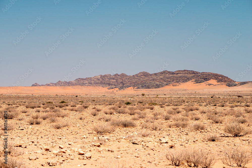 rocky desert in Namibia rocky desert in Namibia