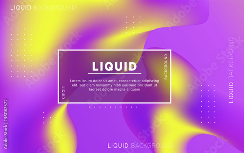 modern abstract liquid color background. dynamic textured geometric elements design.can be used on posters,banner,web and any more