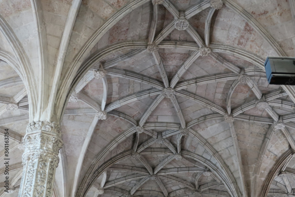 Ornate church ceiling