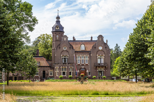 Mansion house and estate Rechterem in the small village Rechteren, municipallity of Dalfsen, Overijssel in the Netherlands