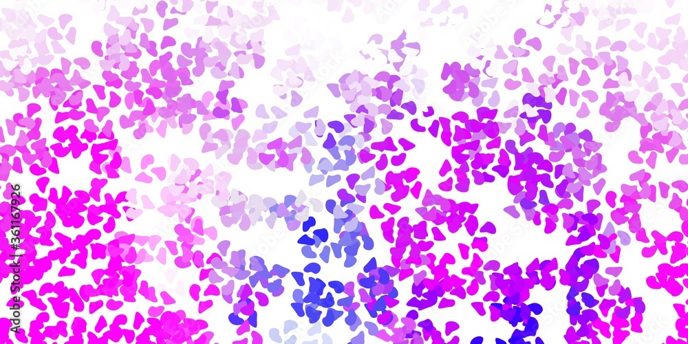 Light pink, blue vector pattern with abstract shapes. Light pink, blue vector pattern with abstract shapes.