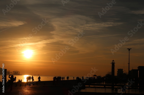 Photography Coast of Portugal at sunset