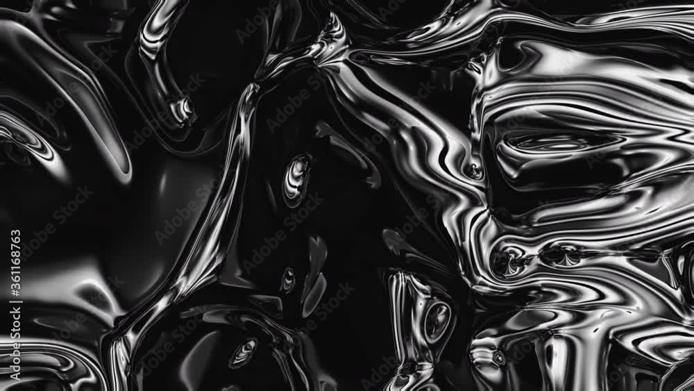 4k Abstract fluid mercury alloy metal liquid water surface flow background,metals chemical oil materials smelting melting,shiny silk satin texture backdrop
