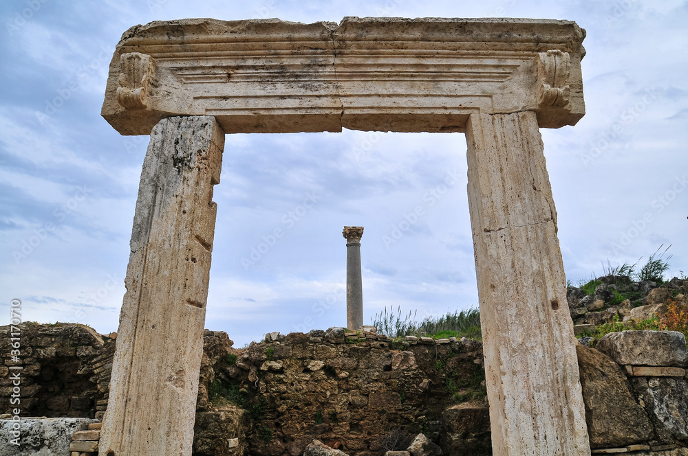 Ancient city of Perge not far from Antalya, Turkey