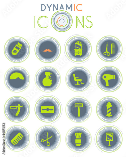 Barbershop dynamic icons