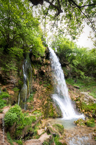 Waterfall Gostilje on Zlatibor mountain in Serbia