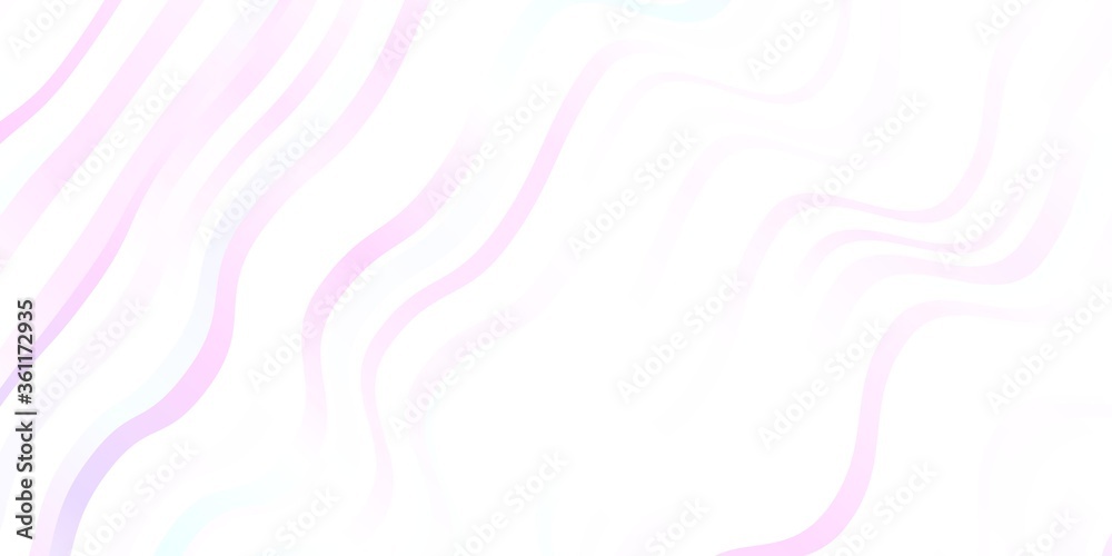 Light Purple vector backdrop with bent lines. Light Purple vector backdrop with bent lines.