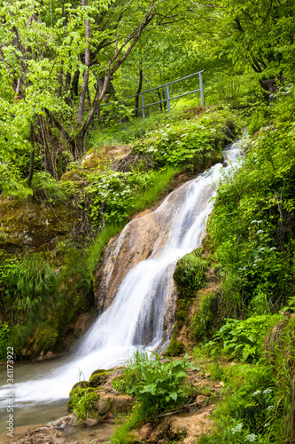 Waterfall Gostilje on Zlatibor mountain in Serbia