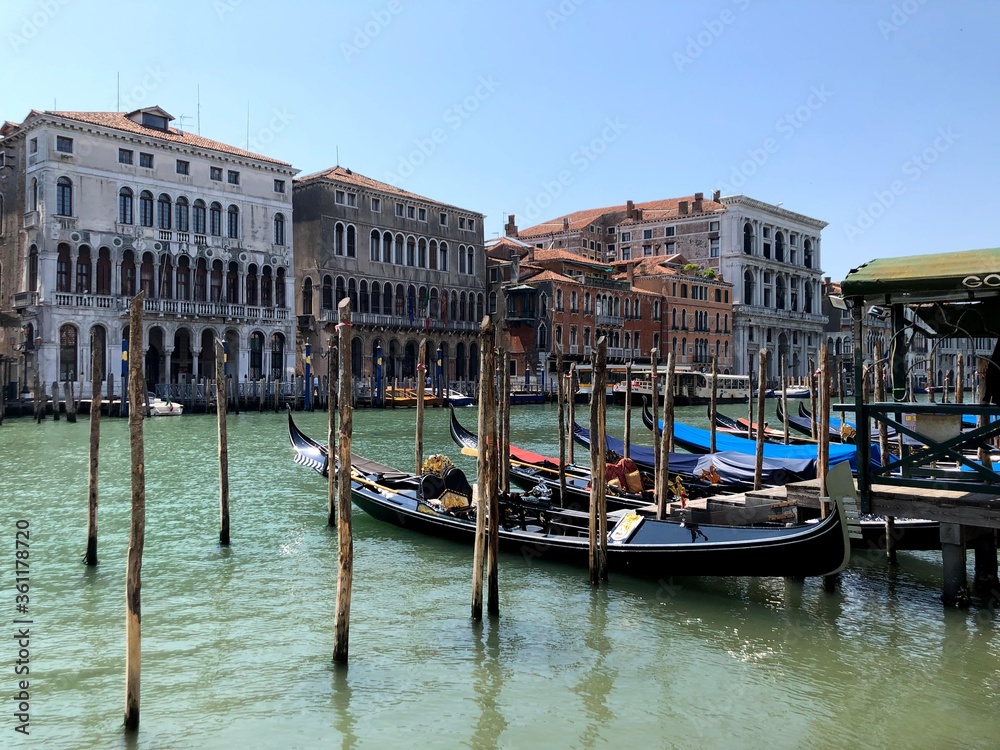 Venice gondolas.