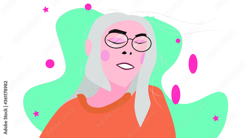 girl with pink hair girl with pink hair