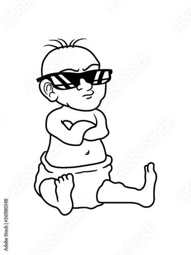 Design Cooles Baby Sonnenbrille Blick Schwanger Eltern 