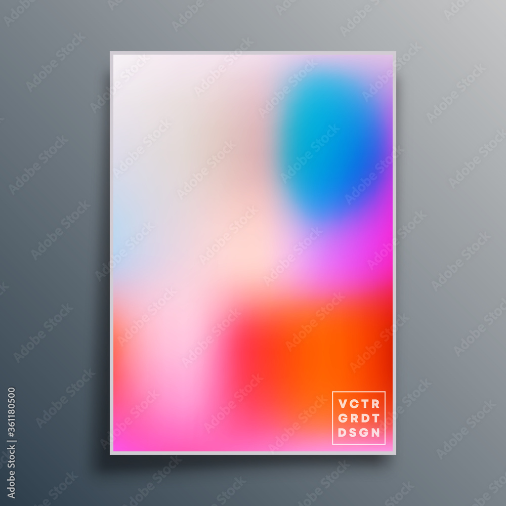 Gradient texture template design for background, wallpaper, flyer, poster, brochure cover, typography, or other printing products. Vector illustration