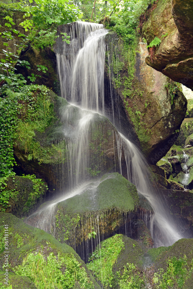 Lichtenhainer Wasserfall im Sächsischen Kirnitzschtal