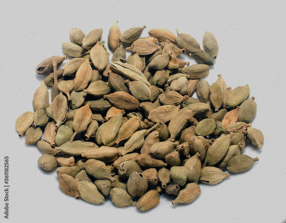 Cardamom on Isolated background. Close up Cardamom on Isolated background. Close up
