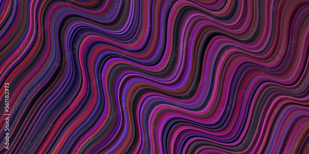 Dark Pink, Blue vector pattern with wry lines. Dark Pink, Blue vector pattern with wry lines.