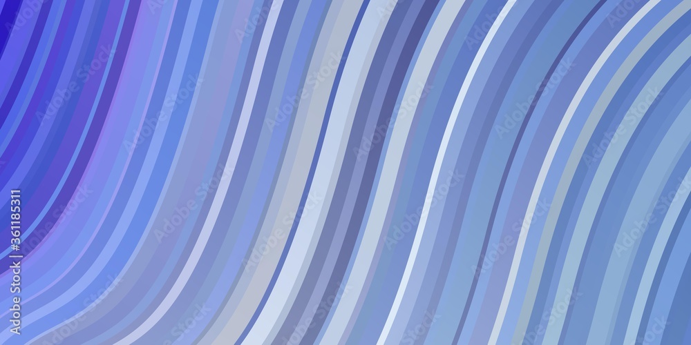 Light Pink, Blue vector layout with circular arc. Abstract illustration with bandy gradient lines. Best design for your ad, poster, banner. Light Pink, Blue vector layout with circular arc. Abstract illustration with bandy gradient lines. Best design for your ad, poster, banner.